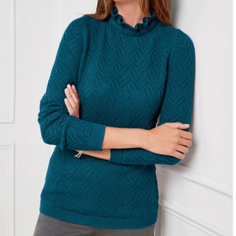 Talbots Teal Sweater